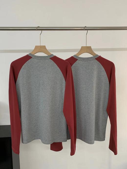 F031683早春学院风氛围感拉满撞色圆领开衫长袖上衣 商品图3