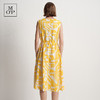 Marc O'Polo/MOP夏季新款好看设计感印花收腰V领长裙无袖连衣裙女 商品缩略图3