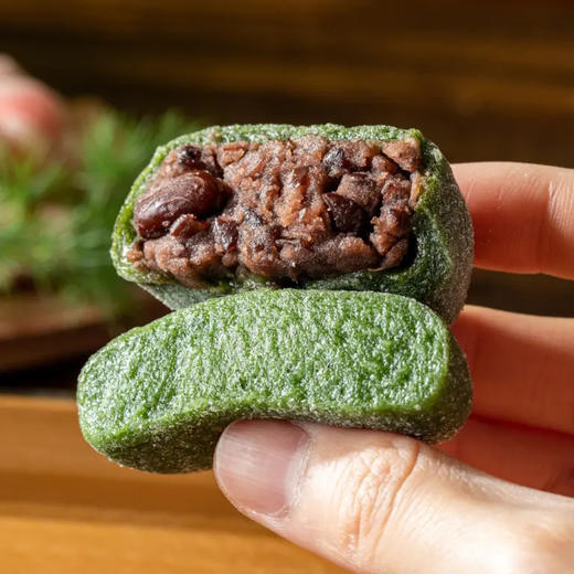 【预售7天后发货】菜菜家古早味青团|新鲜艾草+糯米捶打，糯叽叽会拉 商品图2