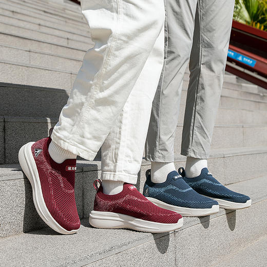 品牌直发！【足力健一脚蹬健步鞋】飞织鞋面一脚蹬！‏穿脱方便/⁤轻便好走/⁣软弹省劲 商品图3