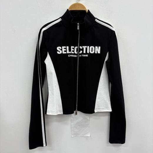 NC撞色拼接立领小外套51220（黑）春季 961010770321 商品图1