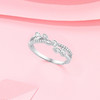 卡蒂罗KADER 流光叶子女戒  925银闪锆错落点缀璀璨闪耀吸睛简约百搭可调节戒 约会告白女友 商品缩略图2