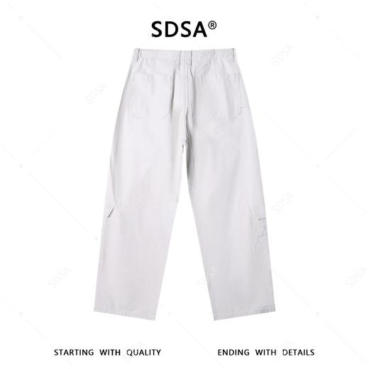 SDSA男装2026新款高贵轻奢韩版简约工装多口袋休闲裤百搭时尚裤子 商品图4