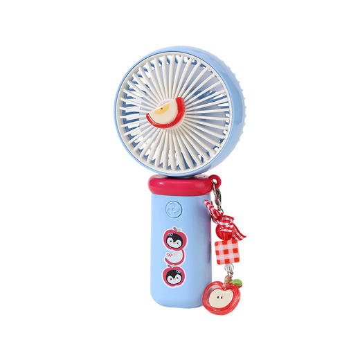 【三档大风力❗小巧便携】可爱企鹅系列台式风扇便携随身女生手持小风扇USB充电风扇彩盒装。rh 商品图4