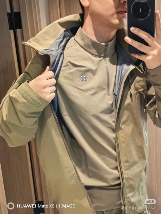 F031651吸湿速干T恤男女S-FUNCTIONAL亲肤柔软半拉链长袖T恤 商品图13