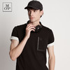 Marc O'Polo/MOP夏季新款休闲黑色气质口袋装饰纯棉宽松短袖T恤男 商品缩略图3