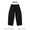 SDSA男装2026新款高贵轻奢韩版纯色珠抽绳阔腿休闲裤通勤百搭裤子 商品缩略图4