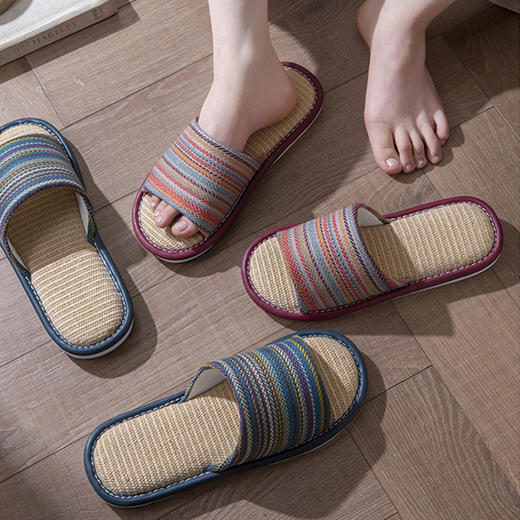 三浦植造日式亚麻拖鞋｜39.9带走两双‼️汗脚救星 透气吸臭！全季可穿❗把波西米亚浪漫穿在脚上～ 商品图4