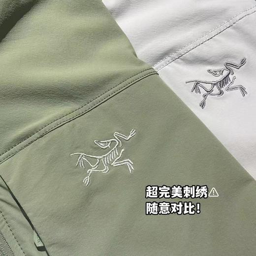 F0316107纯色连帽软壳轻薄户外防风防晒夹克外套 商品图11
