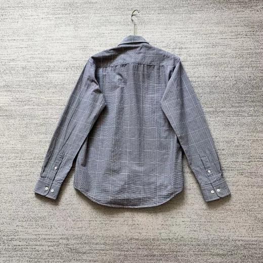 F031653男士长袖衬衫上衣春秋季新款舒适休闲格子衬衣外套 商品图9