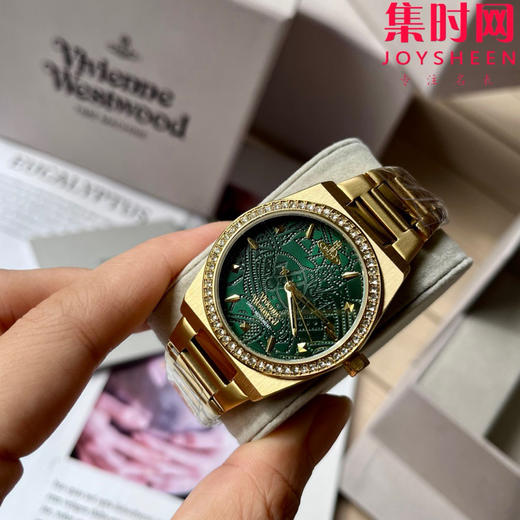 原单薇薇安西太后 女士石英腕表 印花纹路 表径34mm 商品图7