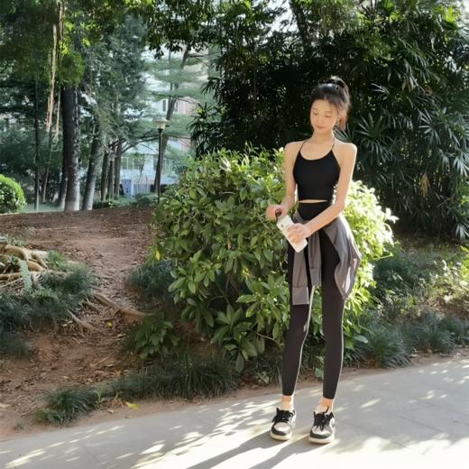 Mylyis 9分口袋高腰瑜伽裤 55501  L家同款口袋神酷 可以插兜的瑜伽裤/打底裤leggings 四面高弹+全身四针六线无缝缝纫 穿出2米大长腿 商品图9