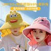  【超好看❗透气半网眼】新款太阳帽薄透气渔夫帽儿童遮阳帽防晒男孩女孩防紫外线夏防晒帽舒适护眼大帽檐。la 商品缩略图0