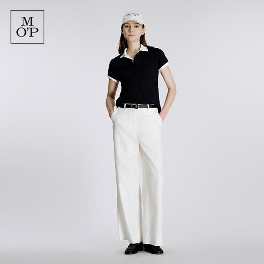 Marc O'Polo夏季新款好看品牌经典时尚修身休闲短袖POLO衫女上衣 商品图4