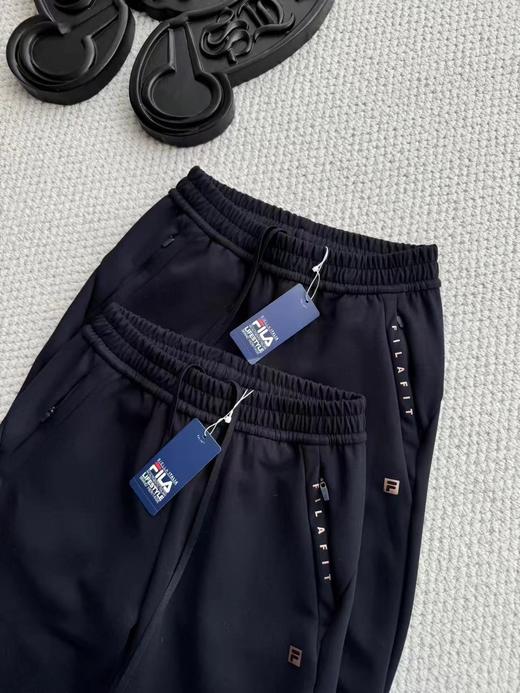 F0316117松紧抽绳小直筒休闲垂感修身印花卫裤长裤 商品图2