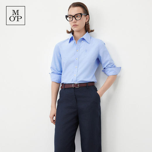 Marc O'Polo/MOP秋季新款好看品牌经典设计修身长袖衬衫女士上衣 商品图2
