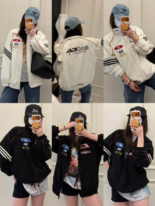 巨帅！𝐀𝐝*复古赛车服夹克外套 男女款 商品图3