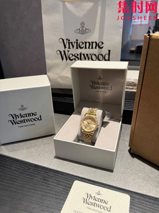 原单薇薇安西太后VV327 女士石英腕表 表径32mm 叛逆时光 优雅绽放 商品图7