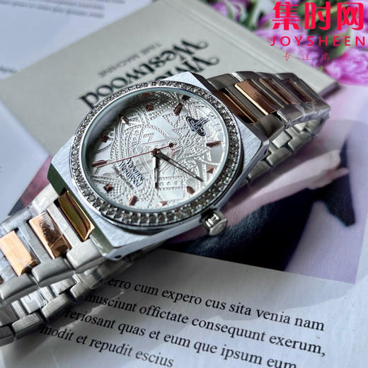 原单薇薇安西太后 女士石英腕表 印花纹路 表径34mm 商品图4