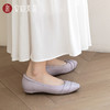 褶皱浅口鞋 | ARCH CONTACT安启美奈 温柔风 舒适百搭通勤单鞋53117 商品缩略图2