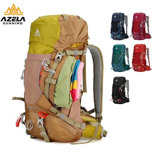 【赠防雨罩】阿泽拉/40L户外登山包徒步运动出行大容量双肩包轻便露营爬山运动背包 商品图6