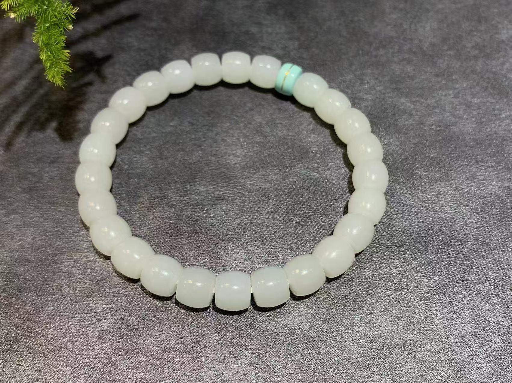 【御珠宫坊】羊脂白玉手串