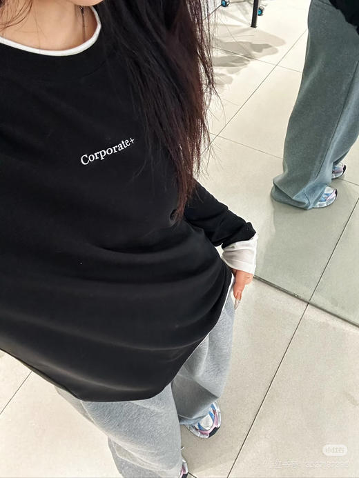 【秒杀价已调 直接拍】Mo家 莱赛尔棉 假两件 圆领长袖针织衫 商品图10