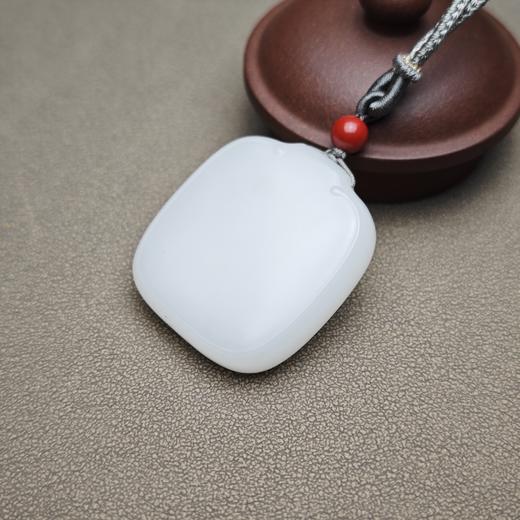 新疆和田玉且末料羊脂玉精品平安牌 312-5 商品图1