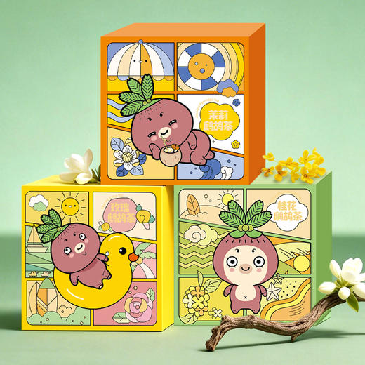 嘀嗒果鹧鸪茶茉莉桂花玫瑰茶可选海南特产茶叶礼物冲饮下午茶30g 商品图3