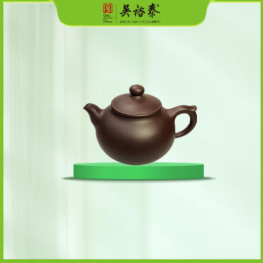 吴裕泰玉笠紫砂壶-紫泥260cc 商品图0