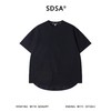 SDSA男装2026新款高贵轻奢简约时尚不规则设计短袖T恤百搭显瘦 商品缩略图0