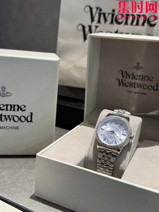 原单薇薇安西太后VV327 女士石英腕表 表径32mm 叛逆时光 优雅绽放 商品图8
