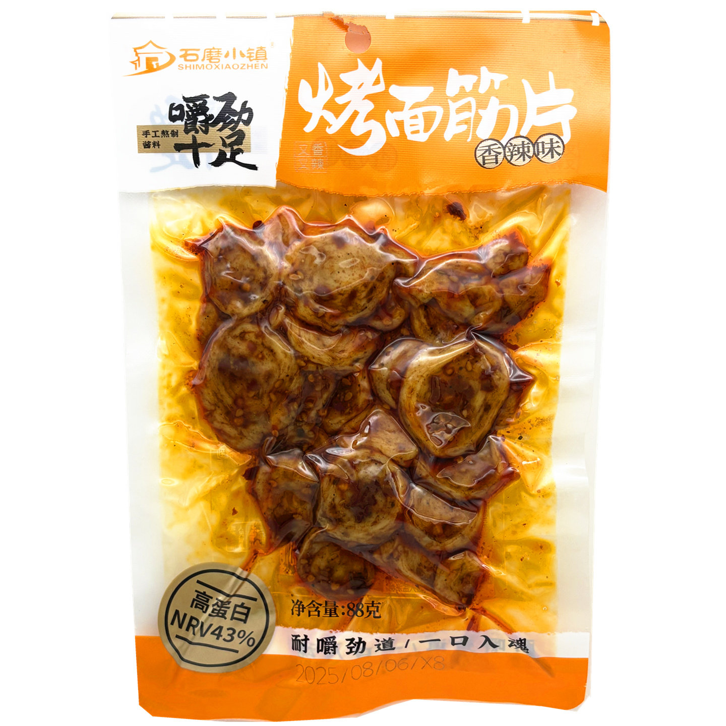 石磨小镇 烤面筋片 68g/袋