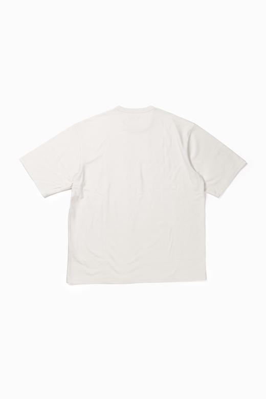 Calmlence 26SS 本白色/黑色suvin棉真丝混织短袖T恤 商品图1