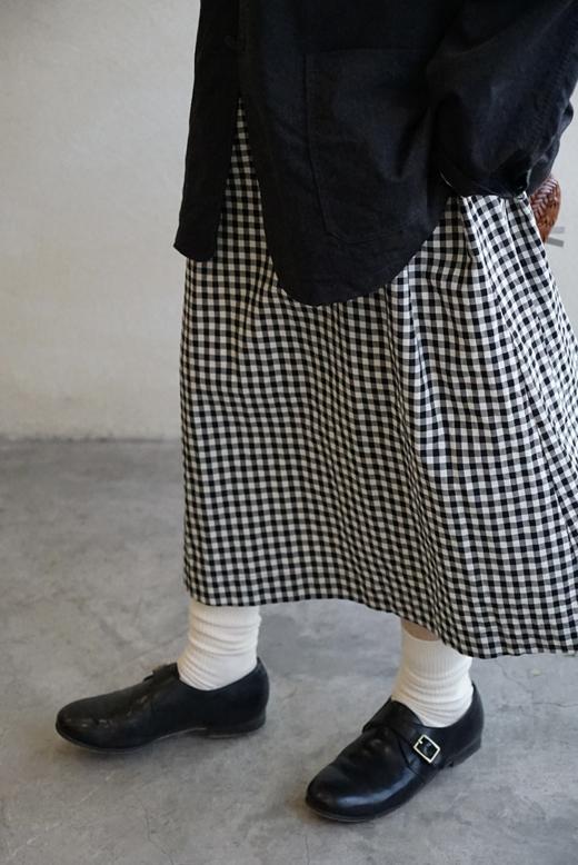 Atelier d'antan 圆领格纹连衣裙 商品图8