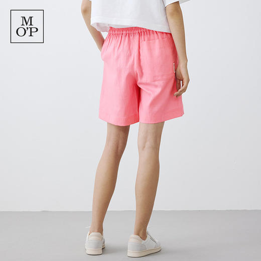 Marc O'Polo/MOP夏季新款好看时尚高级感亚麻五分裤女士休闲短裤 商品图3