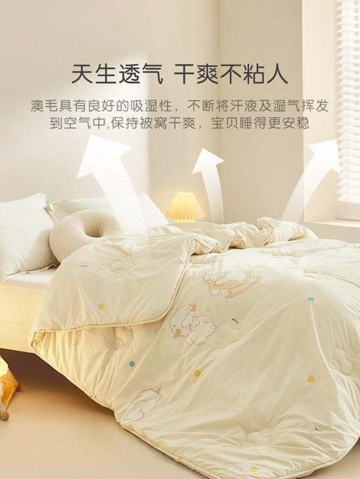 罗莱儿童 KIDS XS A类双层澳洲羊毛冬被 商品图1