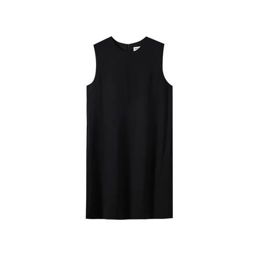 Marc O'Polo/MOP 2025夏季新款V领无袖黑色简约短款连衣裙子女士 商品图4