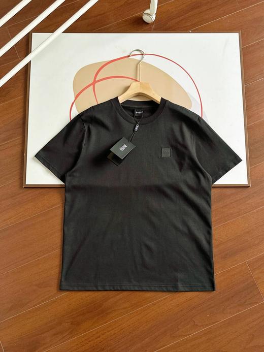 纯棉T恤！！ 立体刺绣小标圆领衫 商品图4