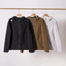 F0316103男子户外连帽运动外套防风防水机能冲锋衣夹克