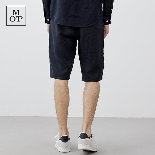 Marc O'Polo/MOP 2025夏季新款亚麻宽松五分裤透气度假休闲短裤男 商品图2