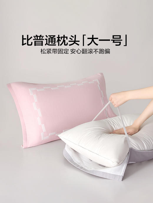 LOVO乐蜗 云柔易清洁三层纱布枕巾 商品图0