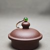 和田玉碧玉冰底菠菜绿阳绿18K金镶嵌精美戒指 312-8 商品缩略图5