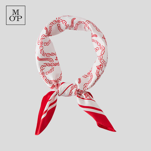 Marc O'Polo/MOP新年系列25春秋季新款桑蚕丝时尚双面印花丝巾女 商品图4