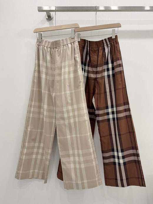 316-10 大格子女士长裤 商品图6