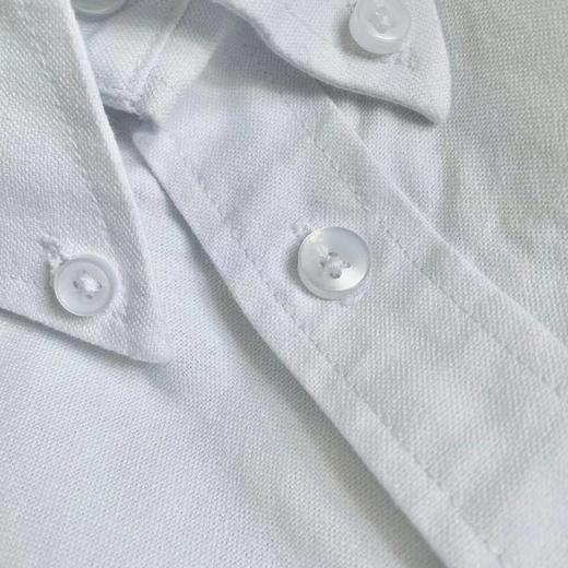 F0316119夏季牛津纺面料手臂四道杠撞色短袖衬衫上衣 商品图12