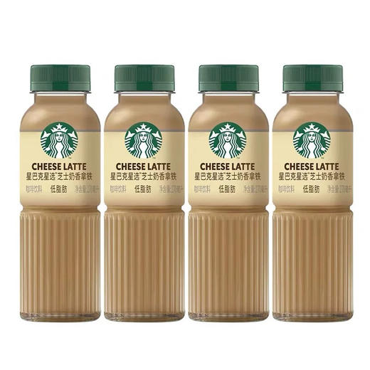 星巴克芝士奶香拿铁（270毫升/瓶） 商品图1