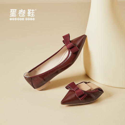 【舒适鞋服丨女款方扣蛋卷平底鞋】35-40码可选，蛋卷鞋系列，女士尖头春夏新款软底单鞋方扣平底鞋，百搭水钻，舒适软底，可做休闲逛街、旅行、开车、跳舞、上班通勤等多功能用鞋！ 商品图9
