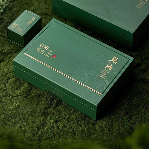 见山【石青绿.2听毛尖+玻璃杯】30元1套.整箱16套 商品图2