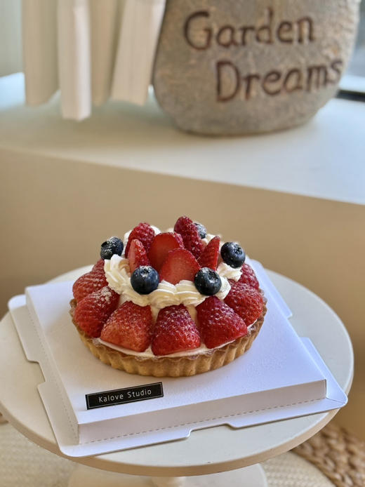 丹东草莓巴斯克芝士生日曲奇挞（推荐） 商品图0